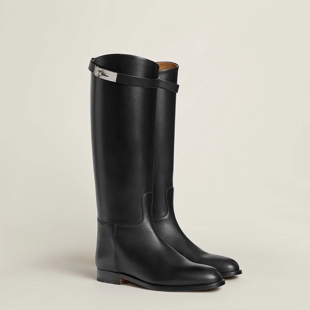 Elegant Black Riding Boots